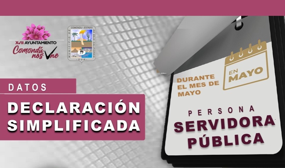 Invita Contraloría Municipal a todos los servidores públicos municipales a cumplir con declaración patrimonial.