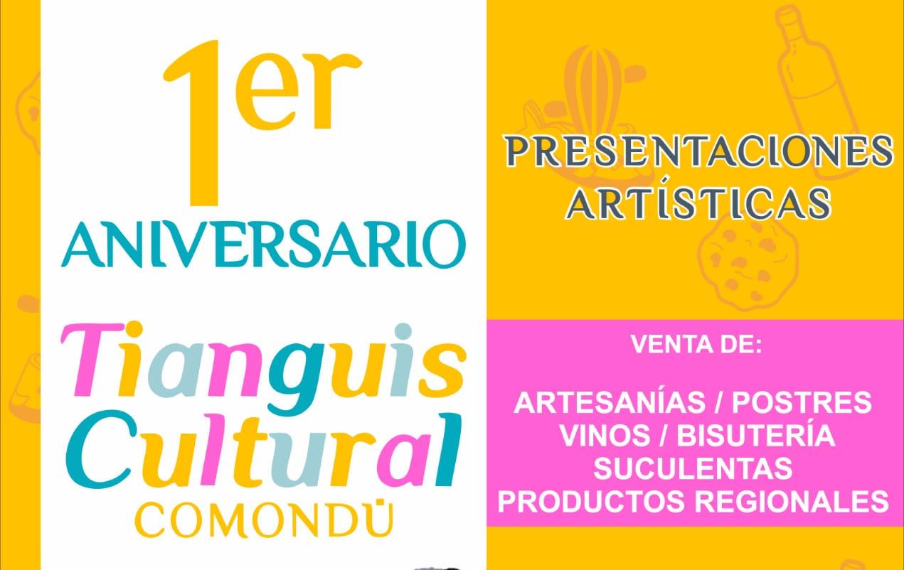Invita Dirección de Cultura a festejar 1er. aniversario de Tianguis Cultural