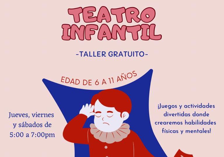Ayuntamiento de Comondú invita a niños de 6 a 11 años al taller, “Teatro Infantil”